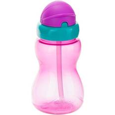 Vattenflaska sugrör Canpol babies Sport Cup barnflaska med sugrör 12m Pink 270 ml