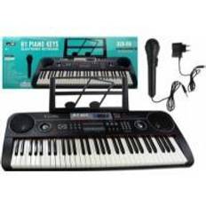 Keyboard med mikrofon Leantoys LEANToys Keyboard Organ 328-06 Microphone Power Supply Black