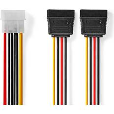 4 pin molex till sata Nedis Strömadapter 4 pin