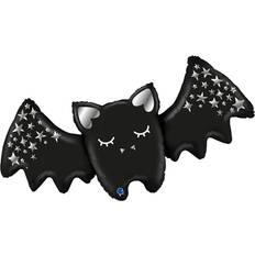 Folieballon Glitrende Flagermus Halloween 109 cm