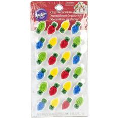 Wilton Holiday Light Bulbs Dot Matrix Cake Decoration