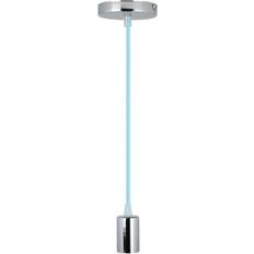 Blå Pendler V-TAC VT-7338 Krom metallkopp Pendel
