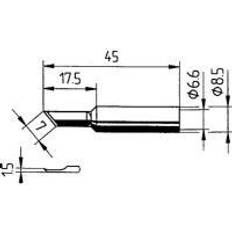Ersa 0832AD Loddespids Vinklet 1.50 mm