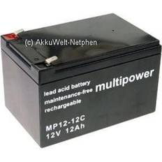Varta Multipower MP12-12C Zyklenakku, Anschluss 6,3mm 12V 12Ah