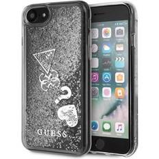 Guess fodral iphone 8 Guess hårt fodral Glitter Hearts GUHCI8GLHFLSI iPhone 7/8 Silver