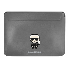 Karl lagerfeld laptop Karl Lagerfeld Saffiano Ikonik Datorfodral 13/14 Silver