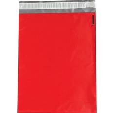 Colored Poly Mailers, Red, 12" x 15-1/2" 100/Case Red