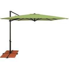 Outdoor bar with umbrella SimplyShade Skye Collection SSAG5A-86SQ09-A54011 8.6' Square Umbrella with Cross Bar