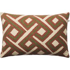 Chhatwal & Jonsson Lanka Cushion Cover Green, Beige, Orange (60x40cm)