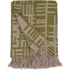 Almedahls Pickepin Filt Gul, Grön, Grå, Beige (170x130cm)
