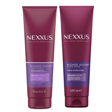 Nexxus Blonde Assure Purple Toning Shampoo Conditioner 250ml