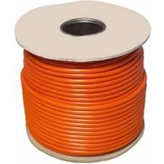 Marrón Alargadores Zexum 2.5mm 3 Core Hi-Vis Flex Cable Orange Round 3183Y 100 Meter