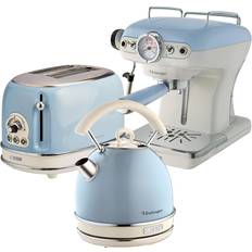 Kettles and toaster set Ariete ARPK18 Vintage 2-Slice Toaster, 1.7L Dome