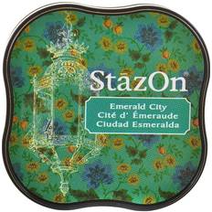 Pencils Imagine StazOn Solvent Ink Emerald City 2.375 in. x 2.375 in. midi pad