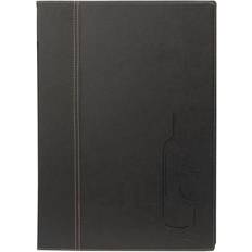 Securit Contemporary Wine List Cover Black A4