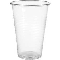 Muovimukit Plastglas 20 cl 98 mm PP Klar,100 stk/ps (100 stk