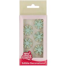 Blau Ausstechformen Funcakes SugarPaste Decorations Snowflakes sæt/6 Ausstechform