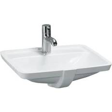 Lavabos de baño Laufen PRO S Einbauwaschtisch H811966 1 Hahnloch 525 x 400 mm