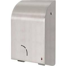 Dan Dryer Toiletpapirholder T/1 Jumbo-Rulle+1 Std.Rulle Børstet Rf.