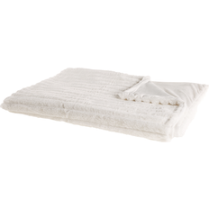 Polyester Couvertures Beliani Scandinavian Blankets White