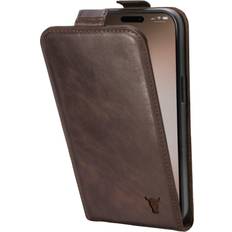 Iphone 14 pro max leather case Torro (Dark Brown) iPhone 14 Pro Max Leather Flip Case (MagSafe Compatible)