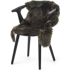 Grøn Skind Natures Collection Premium langhåret Lammeskind Grøn, Naturfarvet