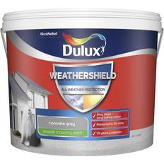 Paint Dulux WeatherShield Concrete Smooth Masonry Paint 10L Grey