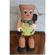 Something Different Terracotta Plant Pot Man