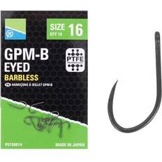 Cheap Fishing Accessories GPM-B Eyed Barbless Hooks Size 14