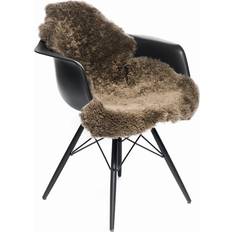 Natures Collection Premium kort krøllet Lammeskind 115 Brun cm