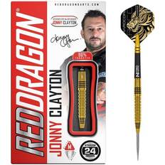 Dragón Juguetes de Exterior Jonny Clayton GOLD 90% NT steeltip dartpile fra Red Dragon 22 gr