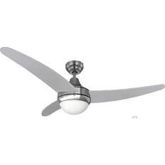 Ventilatori a soffitto Edm Ventilatore Da Soffitto Modello Aegean Chrome Potenza 60 W E3-33804