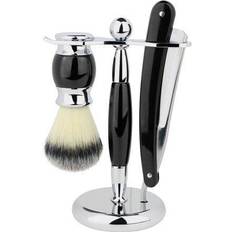 Shaving Accessories Union Razors Three Piece Straight Shave Kit Black