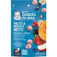 Best Baby Food & Formulas Gerber Snacks for Baby Fruit & Veggie Melts, Very Berry Blend, 1 Ounce