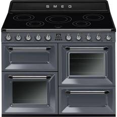 230 V Cocinas de Cerámica Smeg TR4110IGR2 110 cm Gris Gris