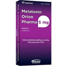 Sömn Kosttillskott Orion Pharma Melatonin 5mg 10 st