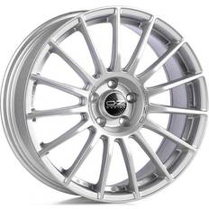 OZ Superturismo LM Matt Silver Black Lettering 8x18 5/108 ET45