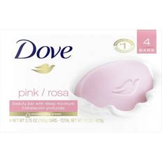 Dove Beauty Bar for Softer Skin Pink Moisturizing Than Bar Soap 3.75