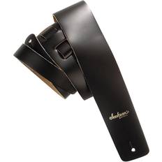 Straps Jackson 2" Leather Guitar Strap Black