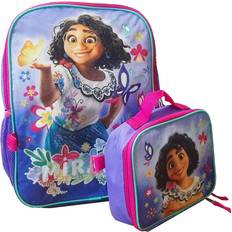 16" Encanto Mirabel Backpack with Lunch Kit Pink/Purple/White One-Size