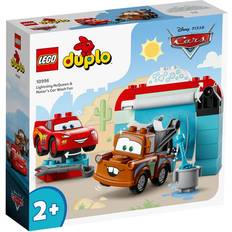 LEGO Pixars Bilar Leksaker LEGO Duplo Disney Pixar Cars Lightning Mcqueen & Maters Car Wash Fun 10996