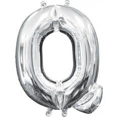 Amscan foil balloon letter Q 25 x 33 cm silver