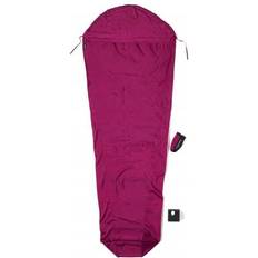 Paars Reishoeslakens Cocoon Mummyliner Silk Roze MAX. 230CM