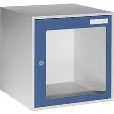 EUROKRAFTbasic Cube lockers with vision panel, HxWxD (Building Area )