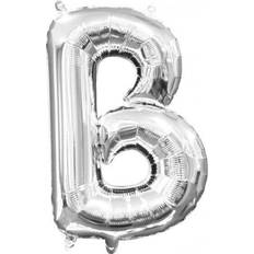 Amscan foil balloon letter W 22 x 33 cm silver