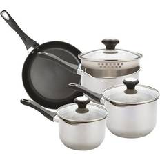 Ceramic Hob Cookware Sets Prestige Strain Away 4 Cookware Set with lid