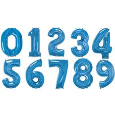 Qualatex 44" Sapphire Blue Number Five Plain Foil Balloon