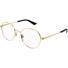 Briller & Læsebriller Gucci GG1232OA Asian Fit 002 53 Briller Mænd Guld 53mm