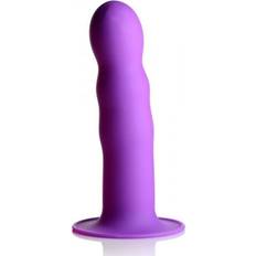 Sexleksaker Squeeze-It Wavy Dildo Lila
