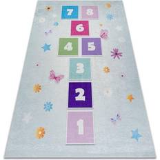 Bambino 1075 washing carpet hopscotch, Numbers 0.6x0.7"